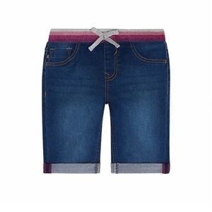 Vigoss‎ Girls' Denim Bermuda Shorts w/ Sparkle Knit Waistband